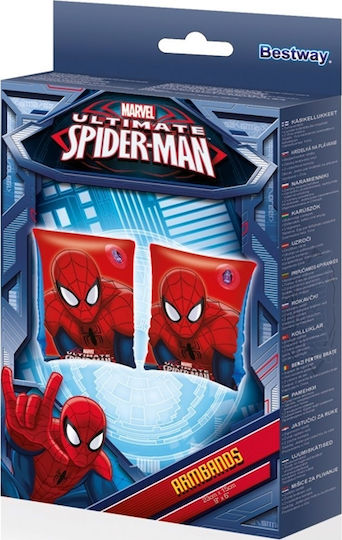 Bestway Swimming Armbands from Vinyl Spiderman 23x15cm. Red