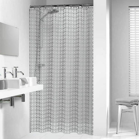 Sealskin Hammam Κουρτίνα Μπάνιου 180x200 cm Silver