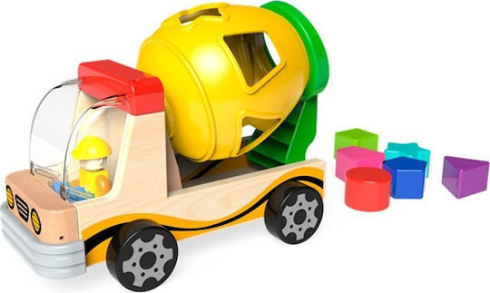 Top Bright Jucărie de Sortare a Formelor Shape Sorter din Lemn pentru 18++ Luni