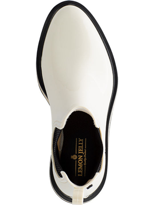 Netty Schürzen für Catering Damen Gummistiefel Weiß