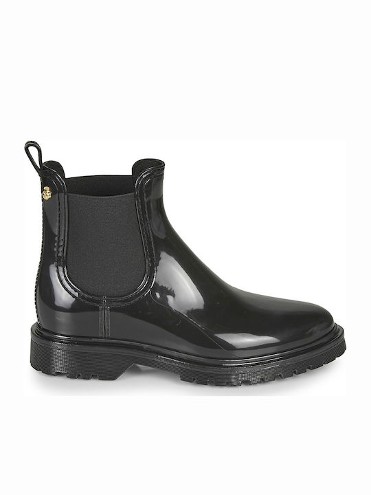 Block Schürzen für Catering Damen Gummistiefel Schwarz