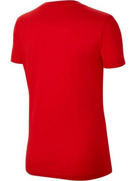 Nike Park 20 Damen Sportlich T-shirt Dri-Fit Rot