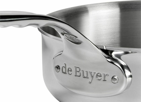 De Buyer tigaie sauté Oțel inoxidabil cu Diametrul Ø24cm