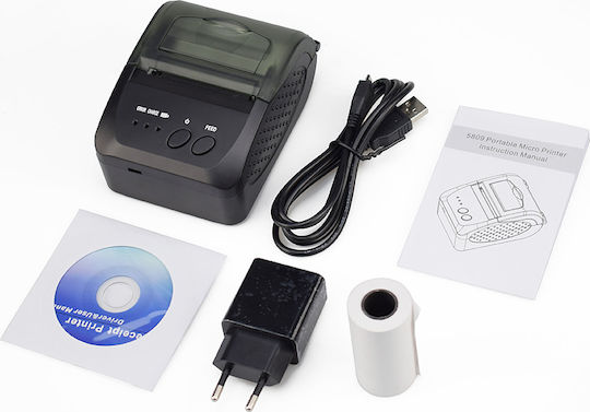 Zjiang ZJ-5809DD Portable Thermal Receipt Printer Bluetooth / USB
