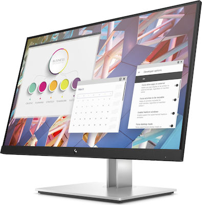 HP E24 G4 IPS Monitor 23.8" FHD 1920x1080 με Χρόνο Απόκρισης 5ms GTG