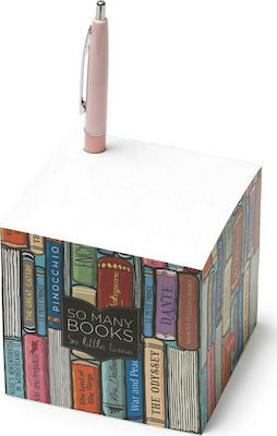 Legami Milano So Many Books Notes Pad Cube 700 Sheets White 9x9cm