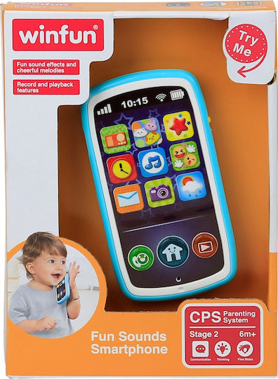Winfun Toy Phone Smartphone with Happy Sounds with Sounds for 6++ Months
