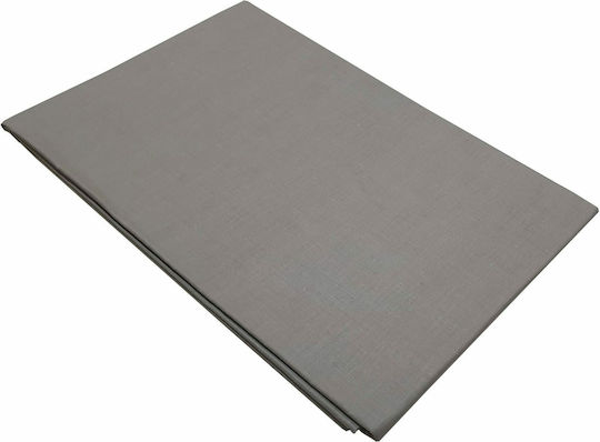 Le Blanc Cotton Line Σεντόνι Διπλό με Λάστιχο 150x200+20εκ. Γκρι