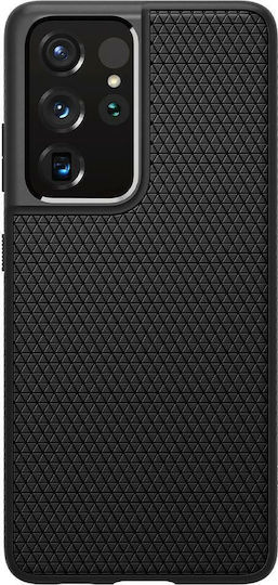 Spigen Liquid Air Back Cover Σιλικόνης Μαύρο (Galaxy S21 Ultra 5G)