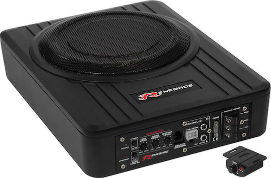 Renegade Car Audio RS800A Self-amplified Car Audio Subwoofer 8" 100W RMS with Box