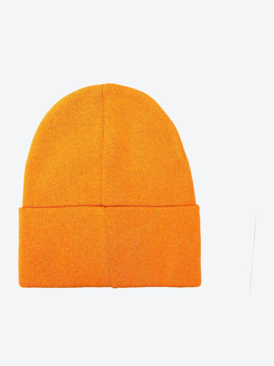 Beanie Ανδρικός Σκούφος Πλεκτός σε Κίτρινο χρώμα