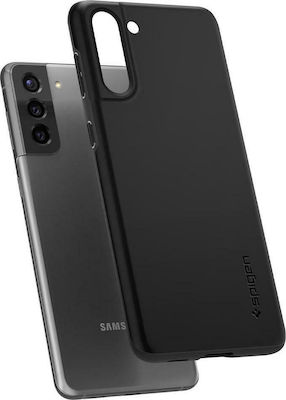 Spigen Thin Fit Umschlag Rückseite Kunststoff Schwarz (Galaxy S21 5G) ACS02418