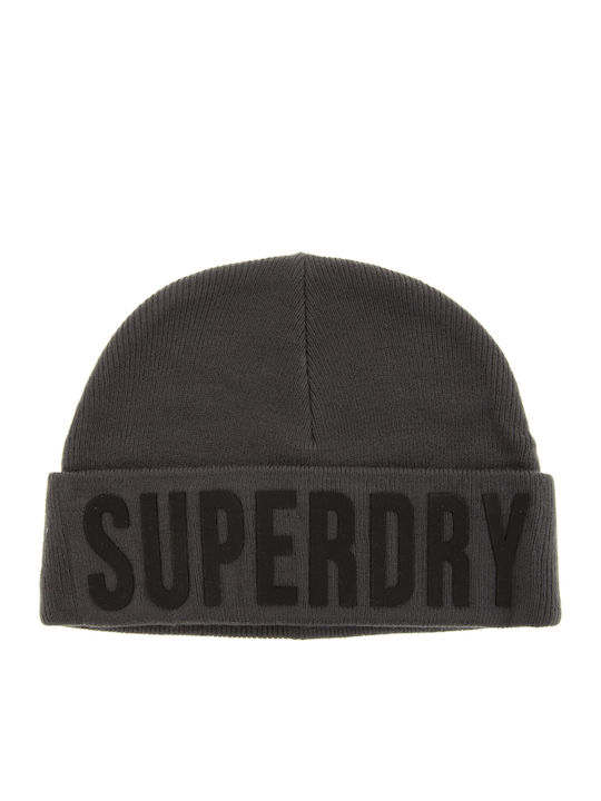 Surplus Silicone Beanie Beanie Knitted in Gray color