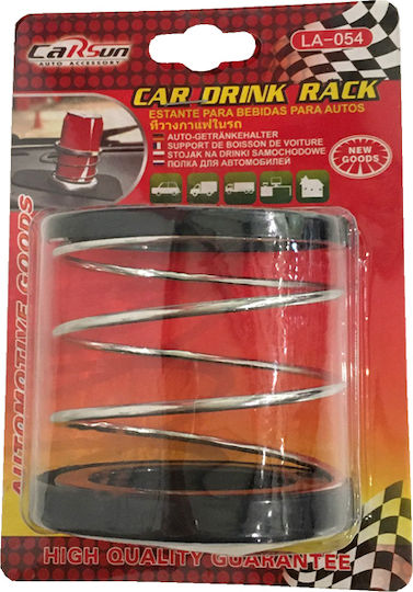 Auto Gs Car Cup Holder 1 Position with Adhesive Tape in Black Color