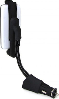 Mobile Phone Holder Car with Adjustable Hooks Black