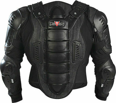 Fovos Thorax Body Armour Jachetă de Protecție pentru Motocicliști Negru