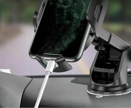Tech-Protect V1 Universal Car Mobile & Tablet Mount with Adjustable Hooks Black