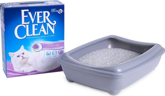 Ever Clean Пясък за Котки Бентонит с Аромат Лавандула 10л