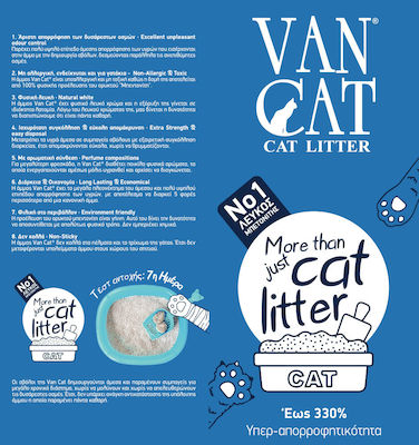 Van Cat Perfumed Clumping Odour Control Cat Litter Lavender 5kg