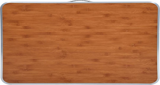 Picknick-Tisch - Aluminium Klappbarer Bank in Campingmöbel 85.5x65x66.5cm Weiß 3 Stück