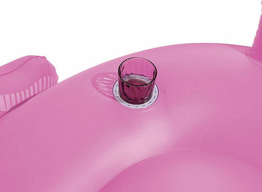 Bestway Saltea Gonflabilă Ride On Flamingo Pentru Plajă Cu Mânere Roz 175x173cm