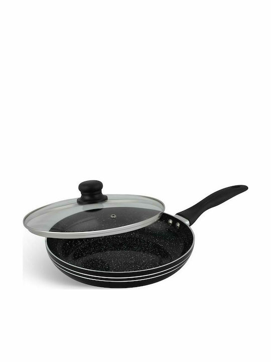 Edenberg Pan Made of Cast Aluminum with Lid with Non-Stick Coating 26cm