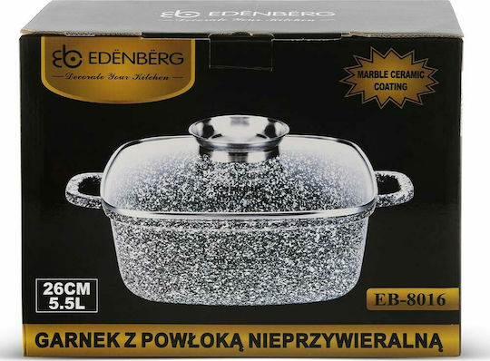 Edenberg Deep Pot made of Cast Aluminum 5.5lt / 26cm
