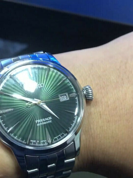 Seiko Presage Ρολόι Αυτόματο με Μεταλλικό Μπρασελέ