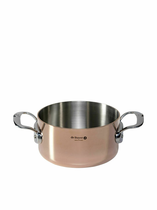 De Buyer Prima Matera Deep Stainless Steel Pot 1.8lt / 16cm