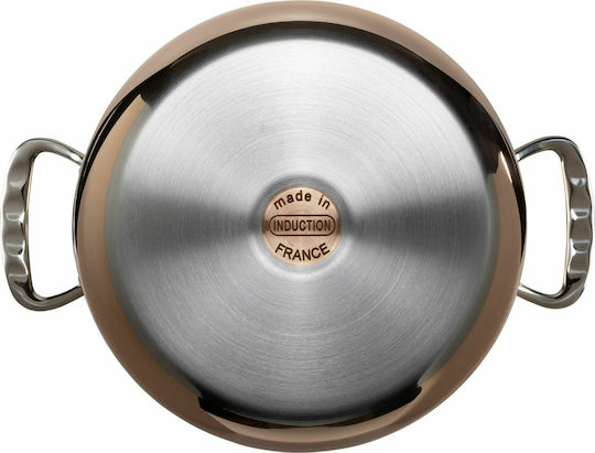 De Buyer Prima Matera Deep Stainless Steel Pot 7.5lt / 24cm