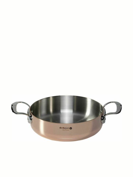 De Buyer Prima Matera Ανοξείδωτη Ρηχή Κατσαρόλα 3.1lt / 24cm