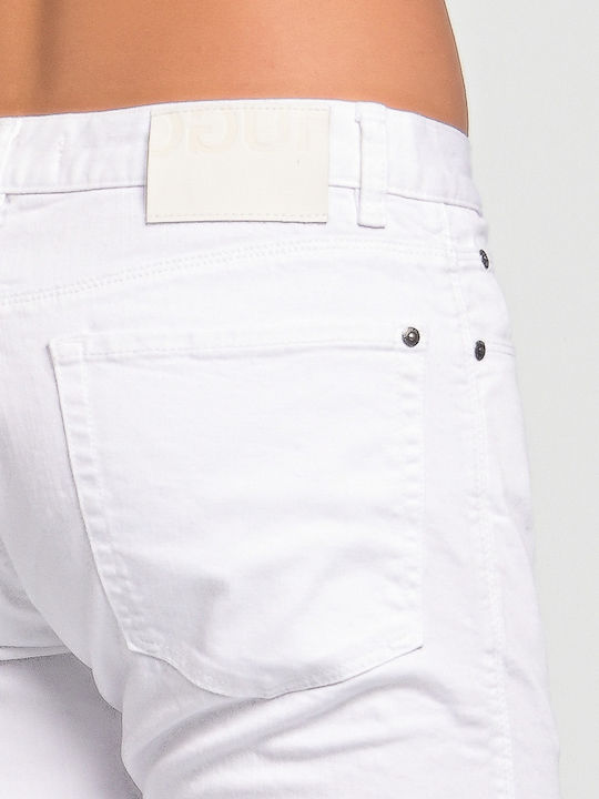 Herren Jeanshose mit Slim Passform Weiß