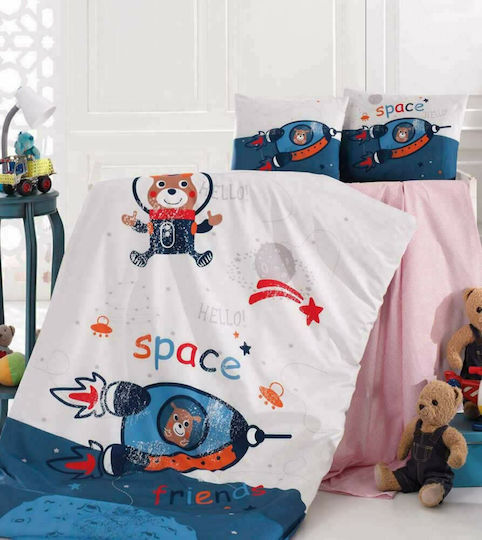 SB Home Baby Bettlaken Space 110x150cm