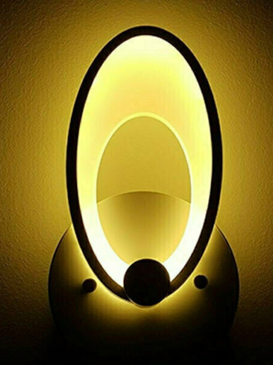 Atman Wall-Mounted Outdoor Ceiling Light LED IP20 12W with Adjustable White Light 26.5x14x4.5εκ.