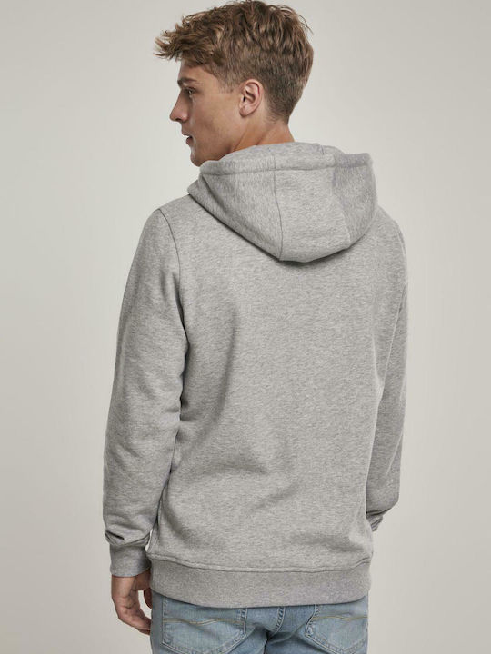 Urban Classics TB1592 Herren Sweatshirt mit Kapuze und Taschen Gray