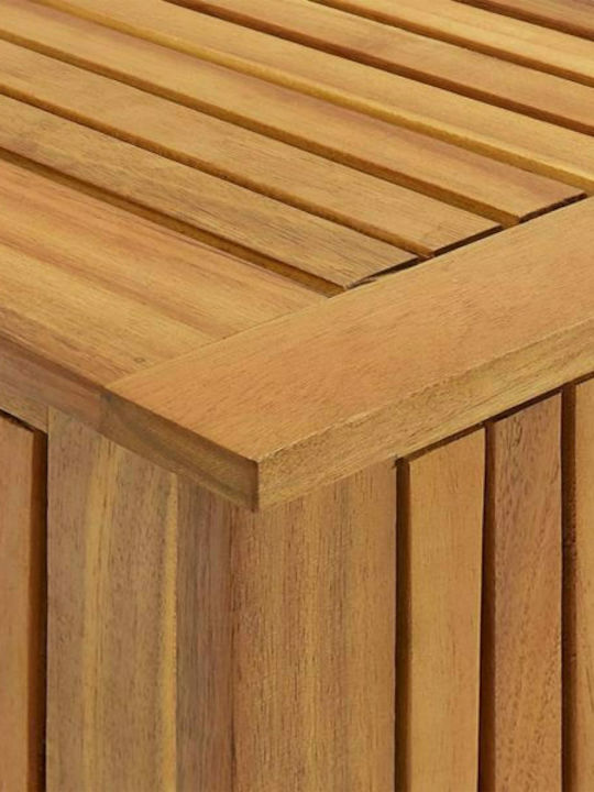 vidaXL Wooden Outdoor Storage Box Μασίφ Ξύλο Ακακίας 60x50x58cm