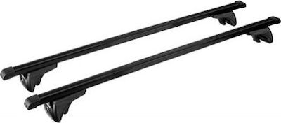 Nordrive 120cm. for Cars with Factory Bars (with Roof Rack Legs and Lock) Black