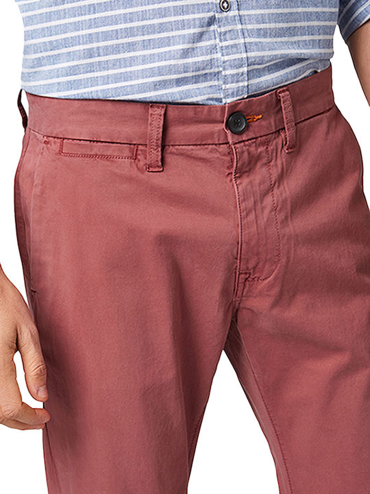 Παντελόνι Chino σε Slim Εφαρμογή Κόκκινο