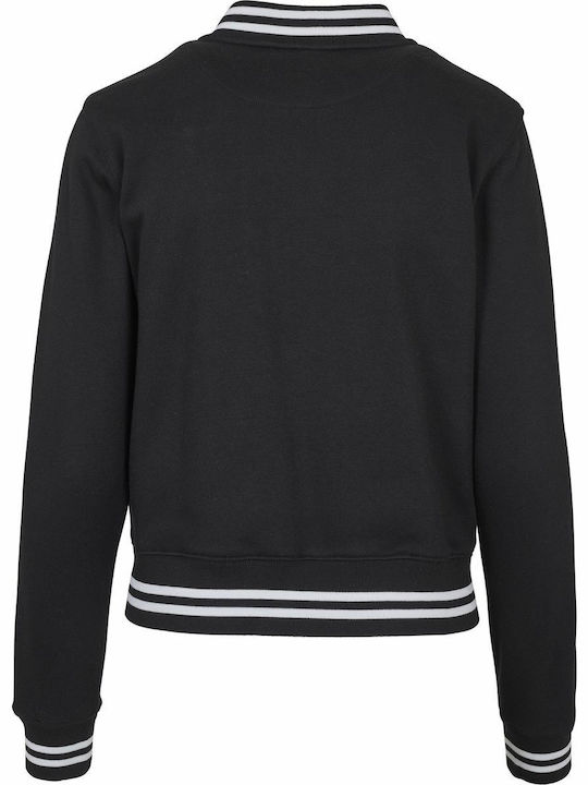 Κοντό Γυναικείο Bomber Jacket Μαύρο