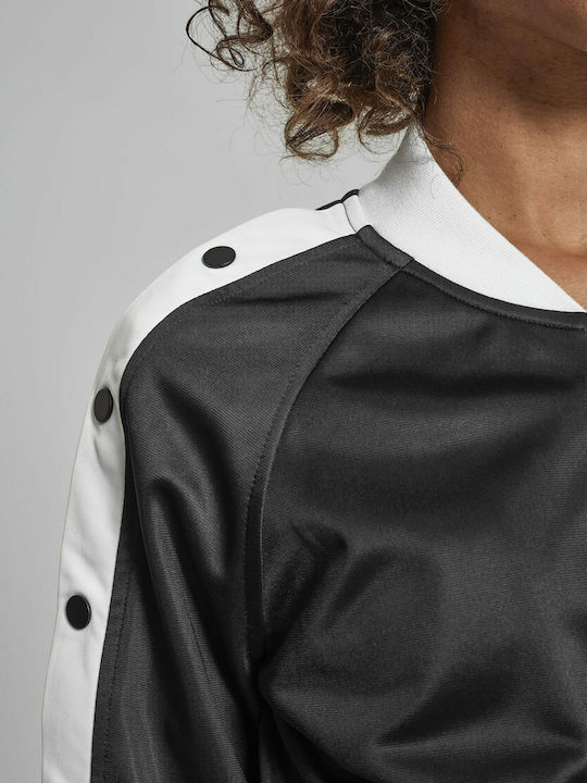 Women's Short Bomber Jacket for Winter Black