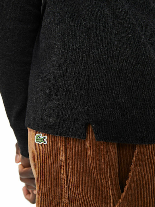 Polo Langarmbluse Gray