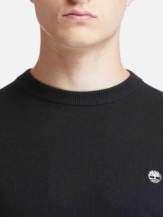 Williams River Crew Long Sleeve Sweater Black