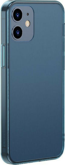 Baseus Frosted Glass Back Cover Silicone Navy Blue (iPhone 12 mini)