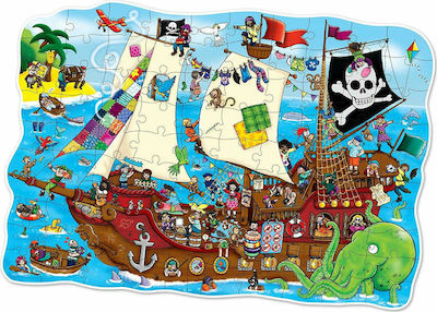 Παιδικό Puzzle Pirate Ship 100pcs για 6+ Ετών Orchard