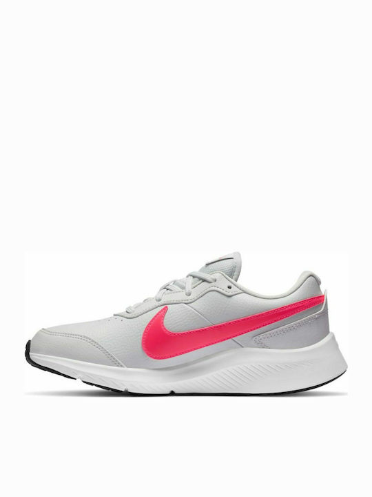 Varsity Leather GS Kinder Sportschuhe Laufen mit Schnürsenkeln Gray