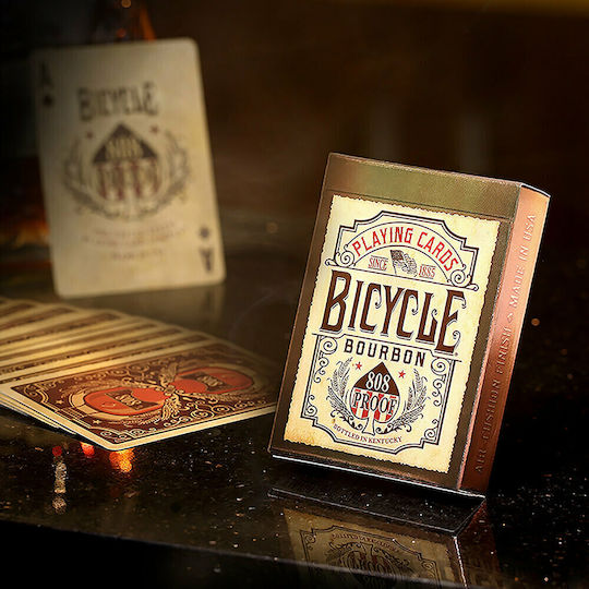 Bicycle Bourbon Collectable Plasticized Playing Cards for Poker Blue