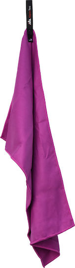 AlpinPro DryFast Microfiber Face Towel in Case Purple 100x50cm