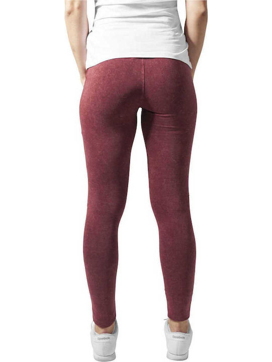 Urban Classics TB1056 Women's Long Legging Burgundy