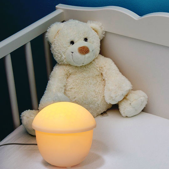 Led Kids Projector Lamp with Design Projection with Color Changes White