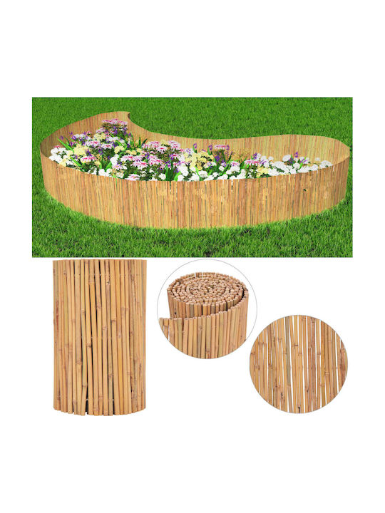 vidaXL Bambuszaun Bambus mit Ganzem Holz 50x500cm